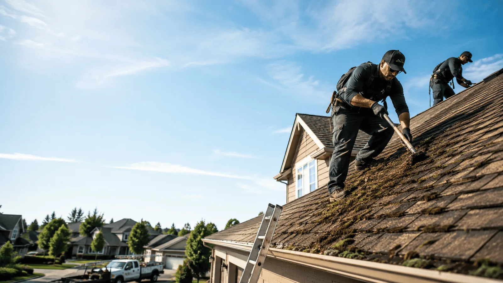 Roof Moss Removal in Mount Angel, OR near me